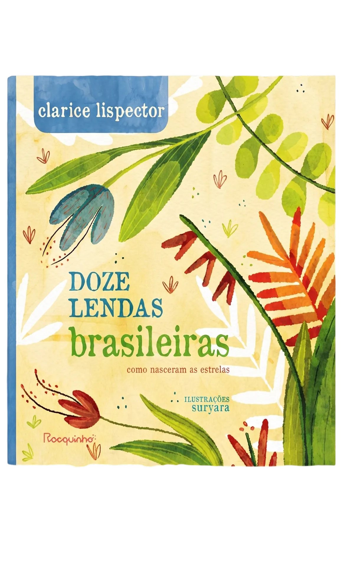 Arte ilustrativa fornecida pela criadora para Doze lendas brasileiras: Como nasceram as estrelas; não é reprodução confirmada da capa editorial